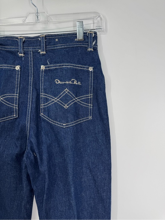 Oscar de la Renta Denim - Oscar de la Renta Vintage High Rise Dark Wash Jeans Size 10